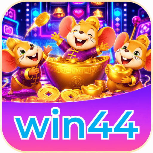 Catálogo slots win44 mostrando top jogos Gates Olympus Sweet Bonanza Fortune Tiger Big Bass volatilidade RTP